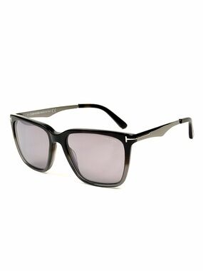 Tom Ford TF 862  56C  Garrett Gray/Gunmetal 56mm FT852 Rectangular Sunglasse